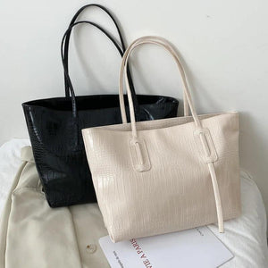 Large Capacity Women Tote Bag Shoulder Handbag Portable Shopping Bag