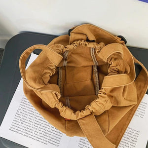 Cotton Crossbody Bags for Women Canvas Handbags Large Capacity Casual Messenger