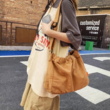 Cotton Crossbody Bags for Women Canvas Handbags Large Capacity Casual Messenger