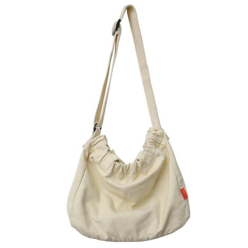 Cotton Crossbody Bags for Women Canvas Handbags Large Capacity Casual Messenger
