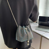 Rhinestone Handbag for Women Bag Diamonds Shoulder Bag Purse Ladies