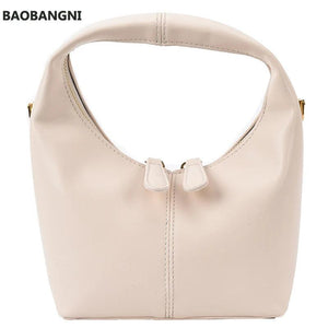 Women's Tote Bucket Bag Soft PU Leather Handbag Shoulder Messenger Bag