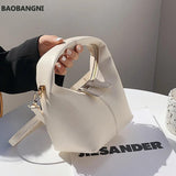 Women's Tote Bucket Bag Soft PU Leather Handbag Shoulder Messenger Bag