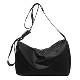 PU Crossbody Bag for Women Large Capacity Shoulder Messenger Bag Retro Handbags