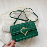 Women's PU Leather Shoulder Messenger Bag Crossbody Handbag