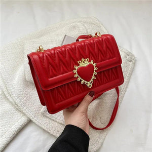 Women's PU Leather Shoulder Messenger Bag Crossbody Handbag