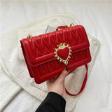 Women's PU Leather Shoulder Messenger Bag Crossbody Handbag