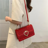 Women's PU Leather Shoulder Messenger Bag Crossbody Handbag