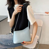 Small Square Pu Leather Messenger Bag