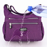 Nylon Waterproof Crossbody Bag Women Shoulder Bag Ladies Messenger Bag
