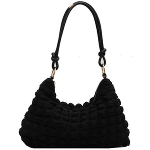 Winter High-quality Soft Women's Handbag Large Tote Bag