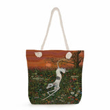 Dalmatians Graphic Women Shoulder Bags Portable Cat Dog Print Shopping Bags