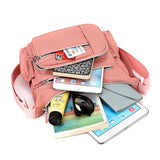 Nylon Crossbody Shoulder Bag for Women, Waterproof Handbag for Daily Shopping