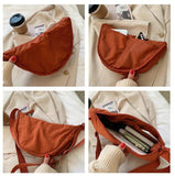 Nylon Crossbody Bag Women Handbags Shoulder Large Capacity Street Fanny Packs