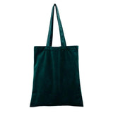 Velvet Shoulder Bag Large Capacity DIY Hand Painted Tote