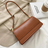 Animal Prints Shoulder Bag PU Leather Female Underarm Bag