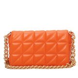 Retro Clutch Handbag Metal Chain Small Shoulder Bag