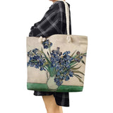 Van Gogh Oil Painting Eco Retro Art Travel Bag Linen Tote Bag