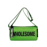 Oxford Round Small Bag Women's Crossbody Shoulder Bag Letter Messenger Bag