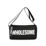 Oxford Round Small Bag Women's Crossbody Shoulder Bag Letter Messenger Bag