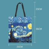 Oil Painting Tote Bag Lady Canvas Bag Beach Bag