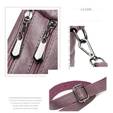 Women Shoulder Bag Double Layer Crossbody Bag Multifunction Big Capacity
