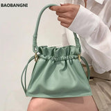 Summer Portable Bucket Bag Messenger Bag Wild Shoulder Bag Female