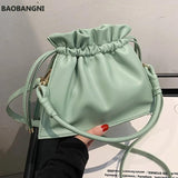Summer Portable Bucket Bag Messenger Bag Wild Shoulder Bag Female