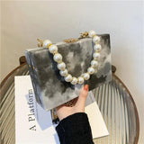 Women Tie-dyed Shoulder Bag Euro-America Style Handbag