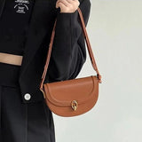 Hot Saddle Crossbody Bag for Women Vintage Shoulder Handbag Purse
