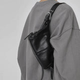 Women's Small PU Leather Shoulder Bag Underarm Hobo