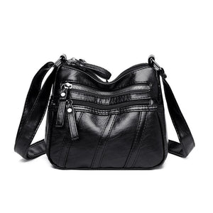 Small Leather Shoulder Bag for Women, Crossbody Handbag