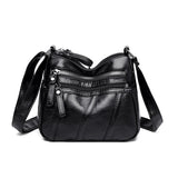 Small Leather Shoulder Bag for Women, Crossbody Handbag