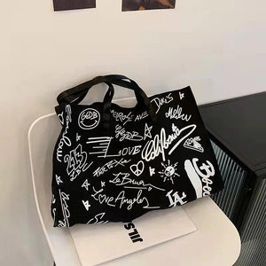 Western Graffiti Ladies Shoulder Bag