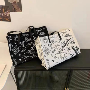 Western Graffiti Ladies Shoulder Bag