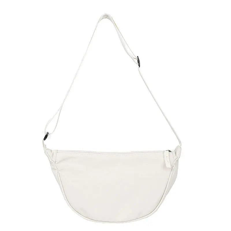 Solid Women Handbag Shoulder Pouch High-Capacity Travel Hand Bag