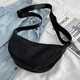 Solid Women Handbag Shoulder Pouch High-Capacity Travel Hand Bag