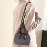 PU Leather Felt Handbags for Women Shopper Bag Messenger Bags