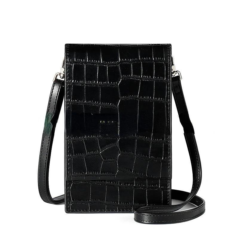 Women's PU Leather Crossbody Bags Phone Flap Ladies Shopper Bags
