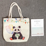 Floral Print Handbags High Capacity Tote Bags Travel Beach Bag