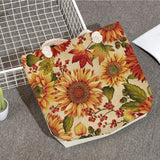 Sunflower Print Beach Tote Eco Reusable Shopping Bag