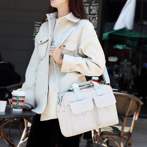Waterproof Laptop Bag Sleeve 15.6 Inch Shoulder Handbag Briefcase