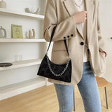 Floral Shoulder Bag Casual Ladies Chain Clutch Purse Handbags