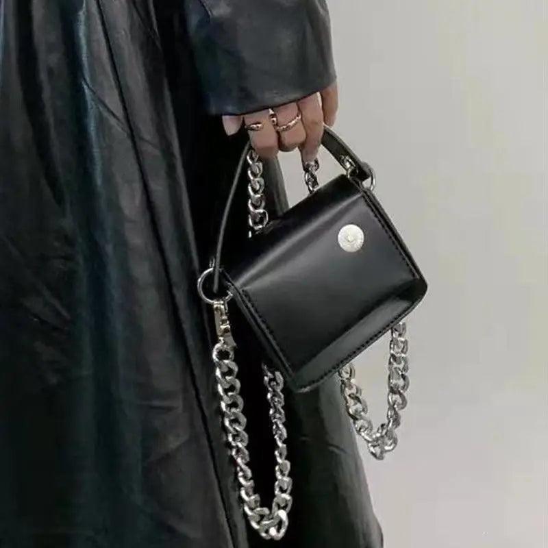 Women's Leather Mini Purse Flap Shoulder Messenger Bag