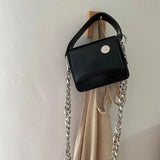 Women's Leather Mini Purse Flap Shoulder Messenger Bag