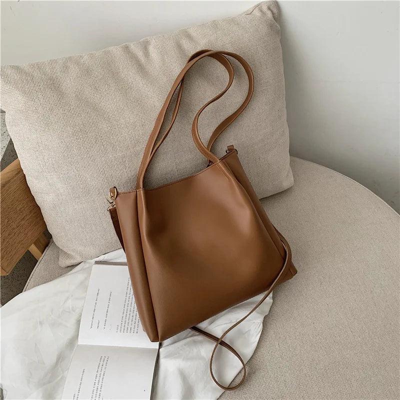 Women's Large Capacity Shoulder Bag 2022 New Casual Crossbody Tote