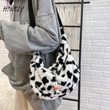Hong Kong Plush Tote Bag Cow Bag