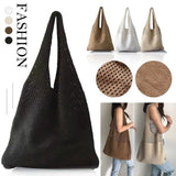 Summer Hollow Woven Shoulder Bag Large Capacity Totes Beach Handbag
