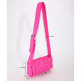 Quilted Shoulder Bag Space Cotton Handbag Women Shoulder Tote Bag