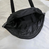 Environmental Canvas Mask Shoulder Bag Women Lady